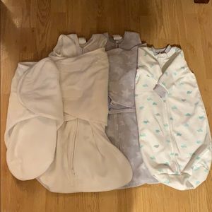 Fleece halo swaddle sacks, swaddleme, & sleep sack